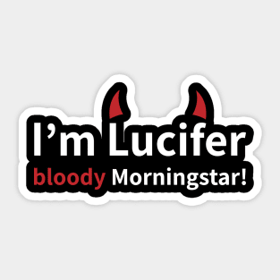 Lucifer Morningstar Sticker